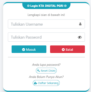 Register PGRI Waykanan - Persatuan Guru Republik Indonesia Cabang Waykanan